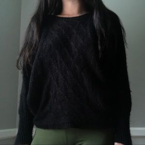 Black Knit Sweater